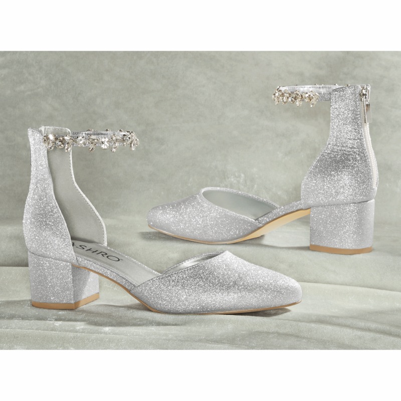 Jeweled Ankle Strap for Women with 2.5