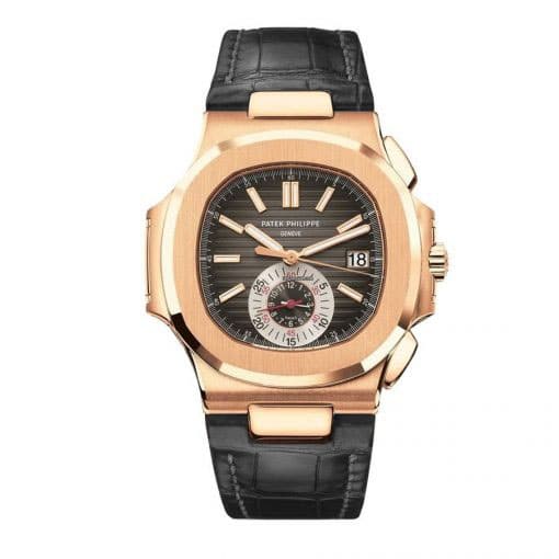 Patek Philippe Nautilus Rose Leather Replica - Top club