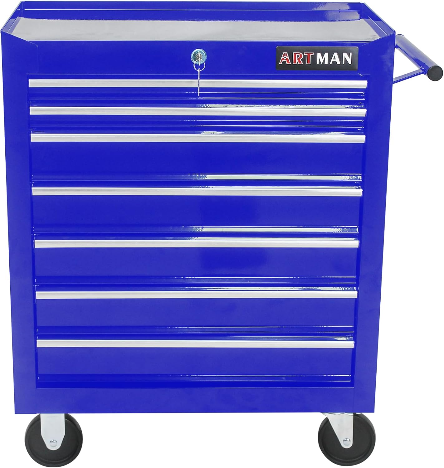 7 Drawers Rolling Tool Cart on Wheels, Multifunctional Organizer Tool Chest Tool Case, Trolley Tool Storage Tool Box for Workshop,Garage,Repair Shop (7 Drawers 24.2