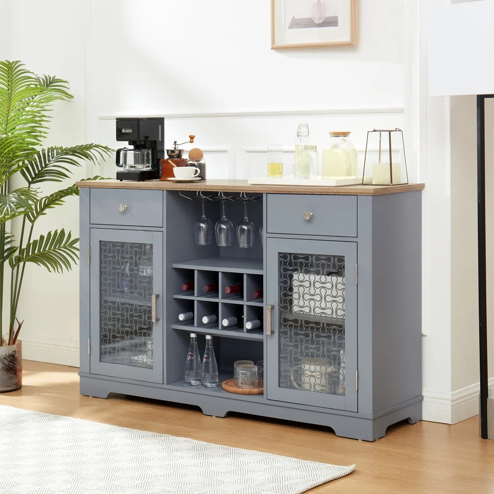 Tcbosik Farmhouse Buffet Cabinet, 56.4