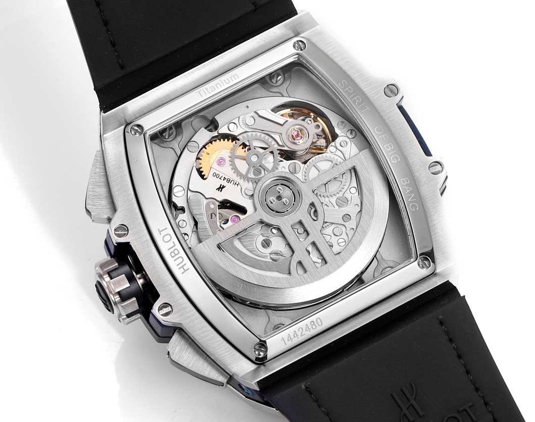 Hublot SPIRIT OF BIG BANG Chronograph, 45 mm Textured rubber strap(1:1 replica) - Top club