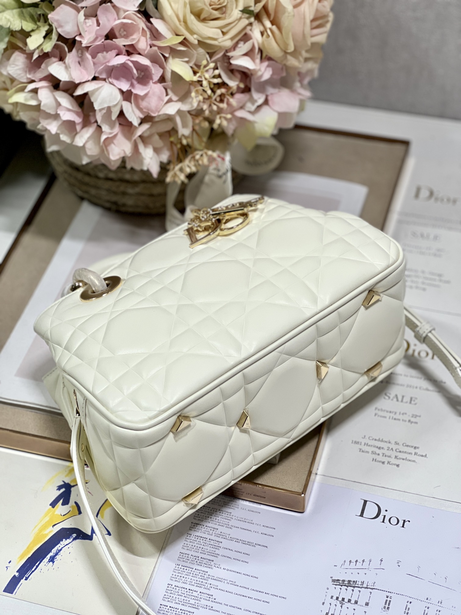 The Medium Lady 95.22 Bag Black/White/Grey For Women 9.5in/ 24cm1:1High-quality replica