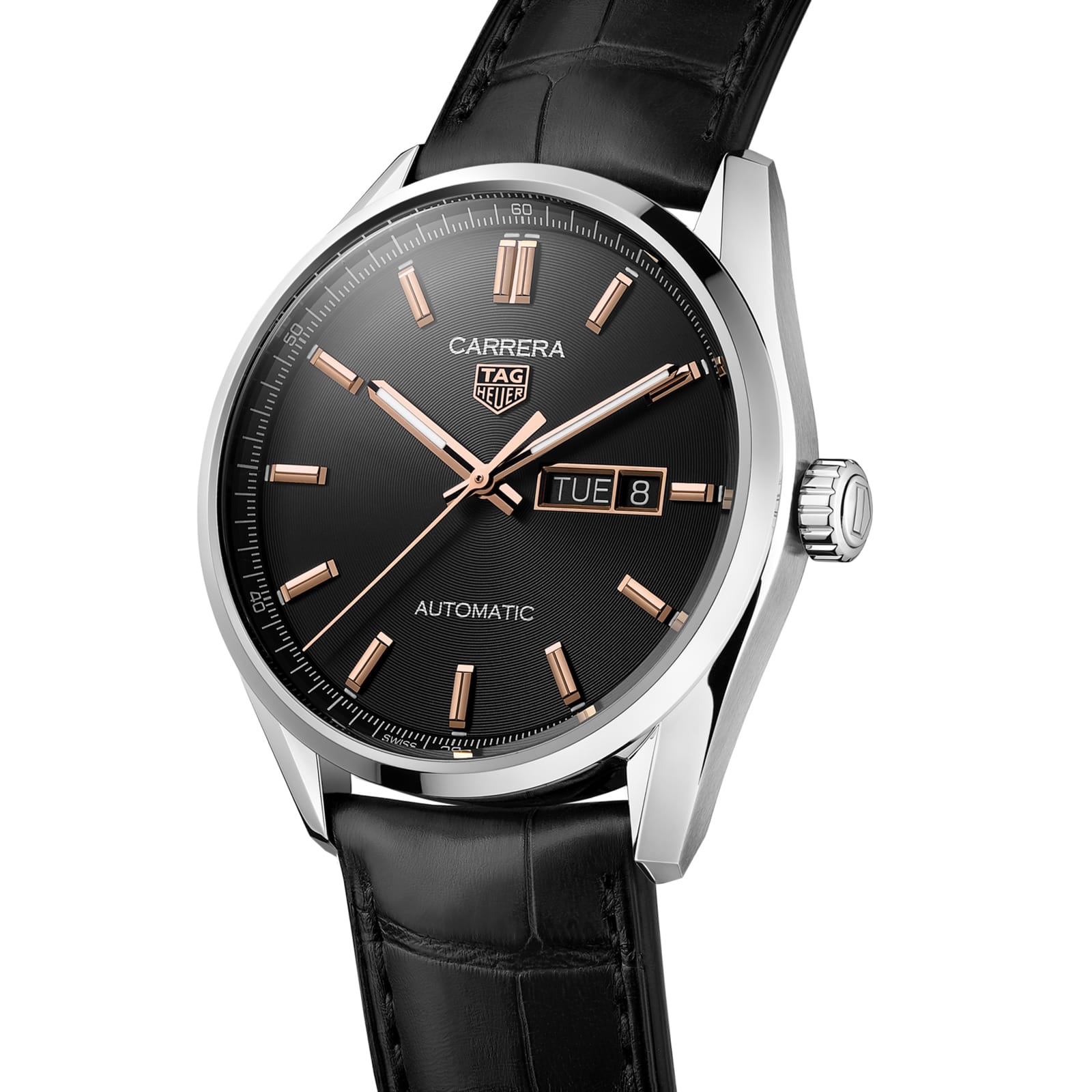 TAG Heuer Replica Watch Carrera Day-Date Automatic 41 mm Steel(1:1 replica) - Top club