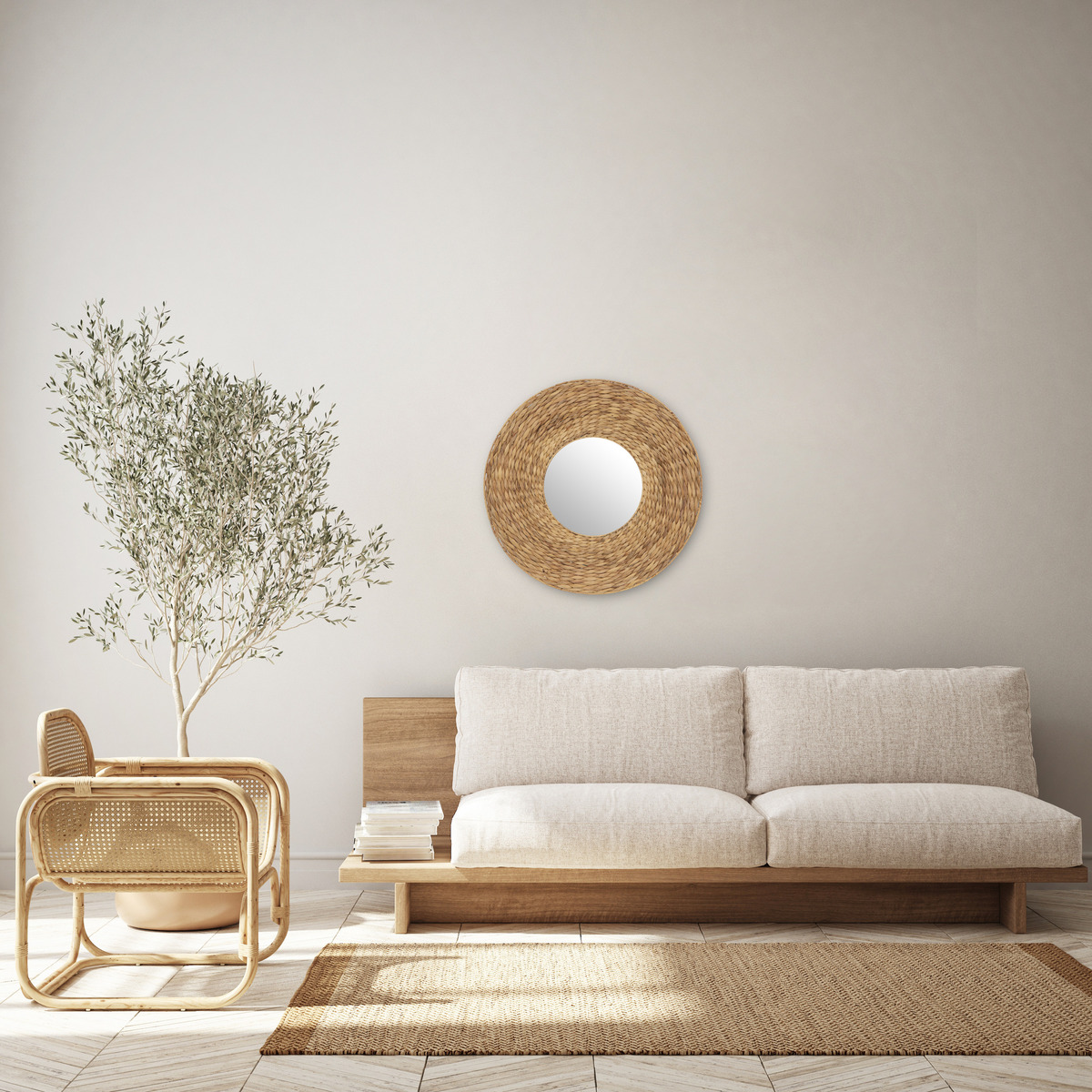 Mirror"Lorena" Hyacinth, D.75 cm