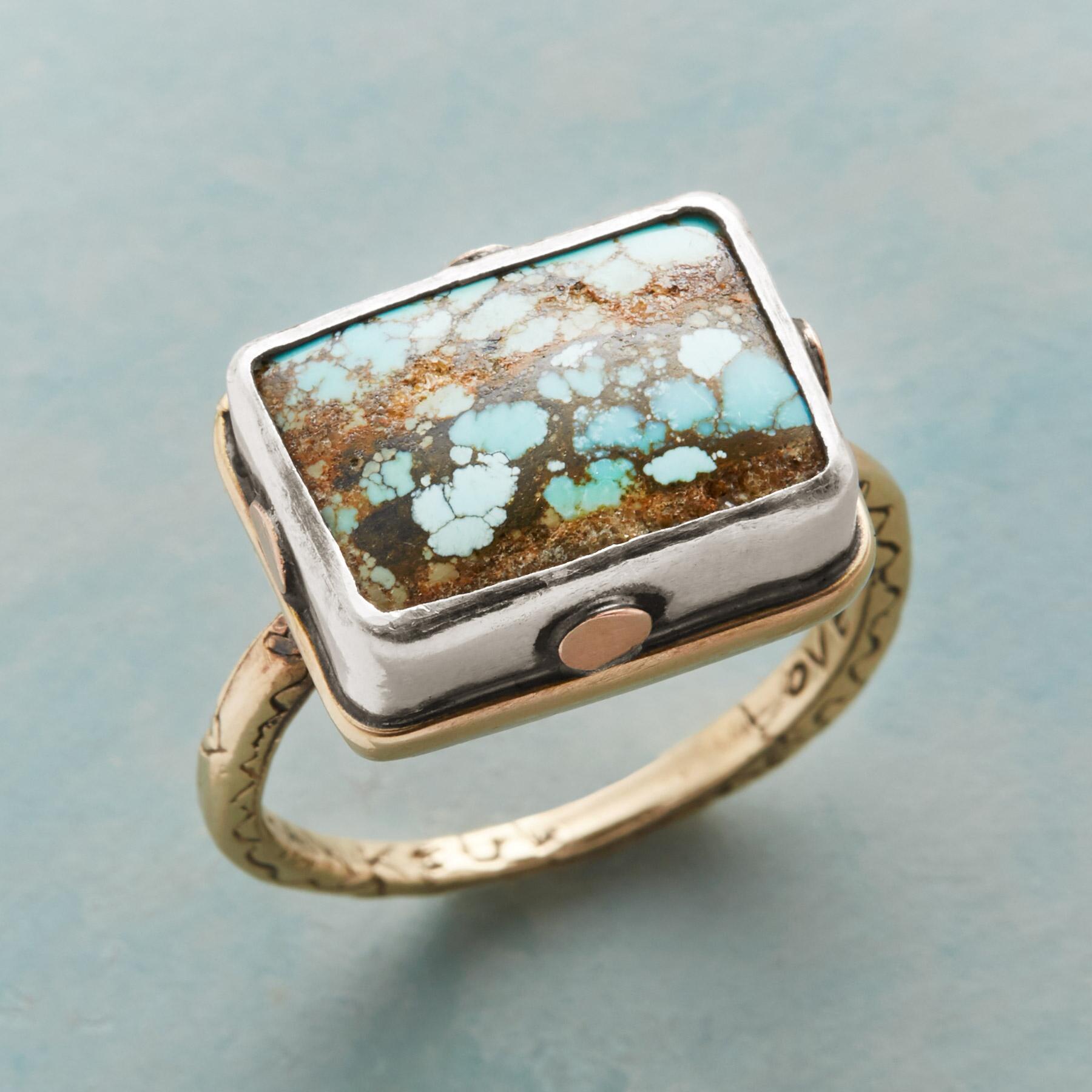 Riveting Turquoise Ring - Sundance Clothing
