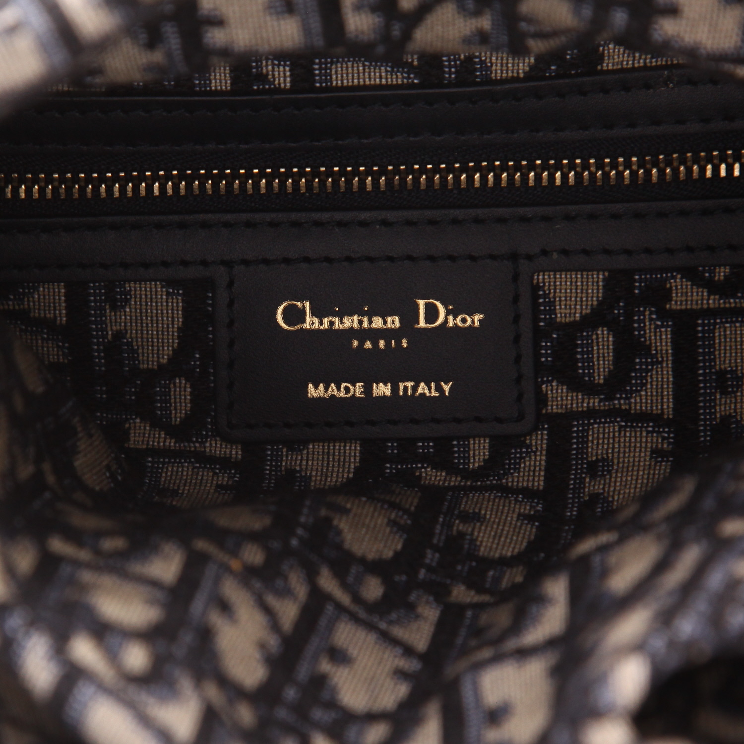 Dior shopping bag in beige wicker and navy blue canvas1:1High-quality replica