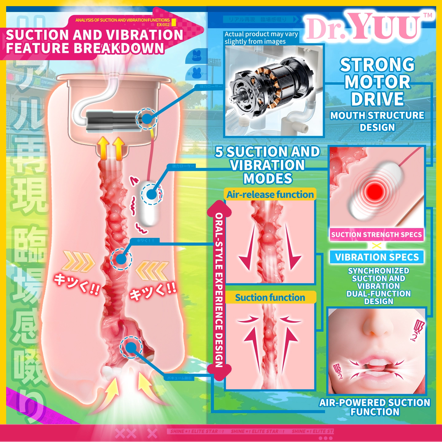 suction blowjob toy with pneumatic inhale and exhaust airflow system