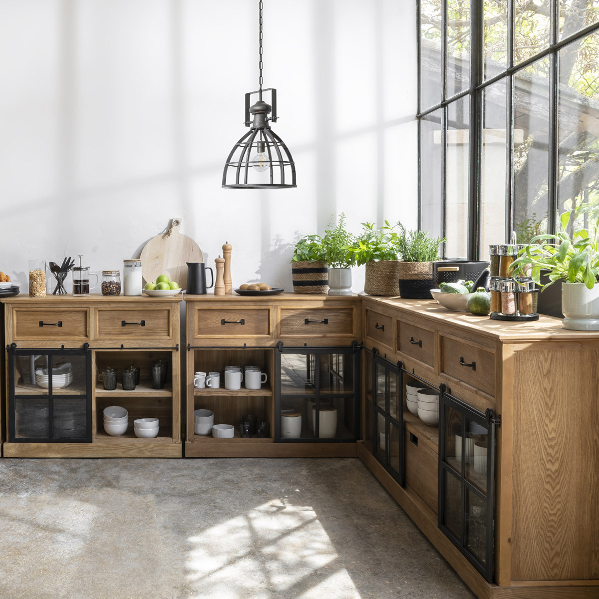 1-door Buffet "Danik" 94x95 cm