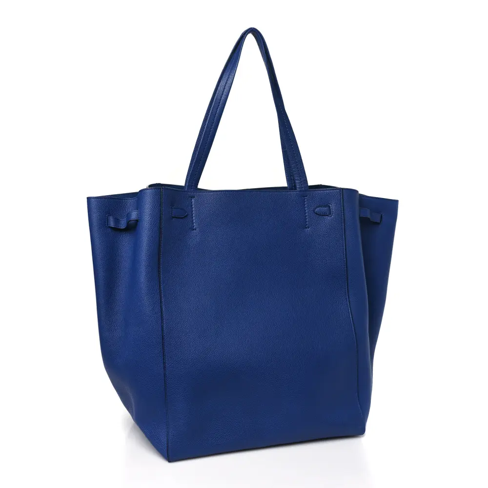 Superfake Handbags Celine Indigo Calfskin Leather Cabas Replica1:1High-quality replica