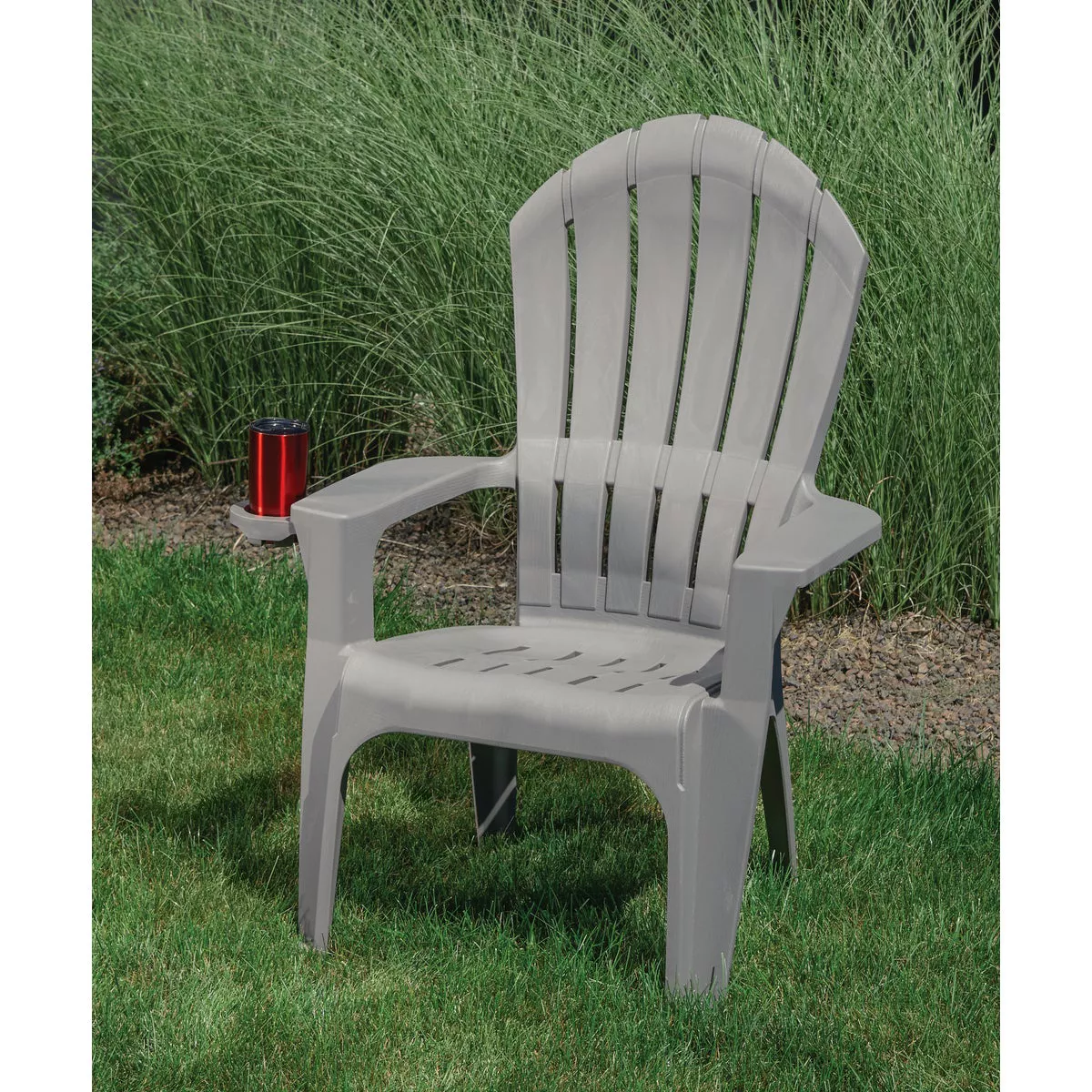 Adams Big Easy Gray Resin Adirondack Chair