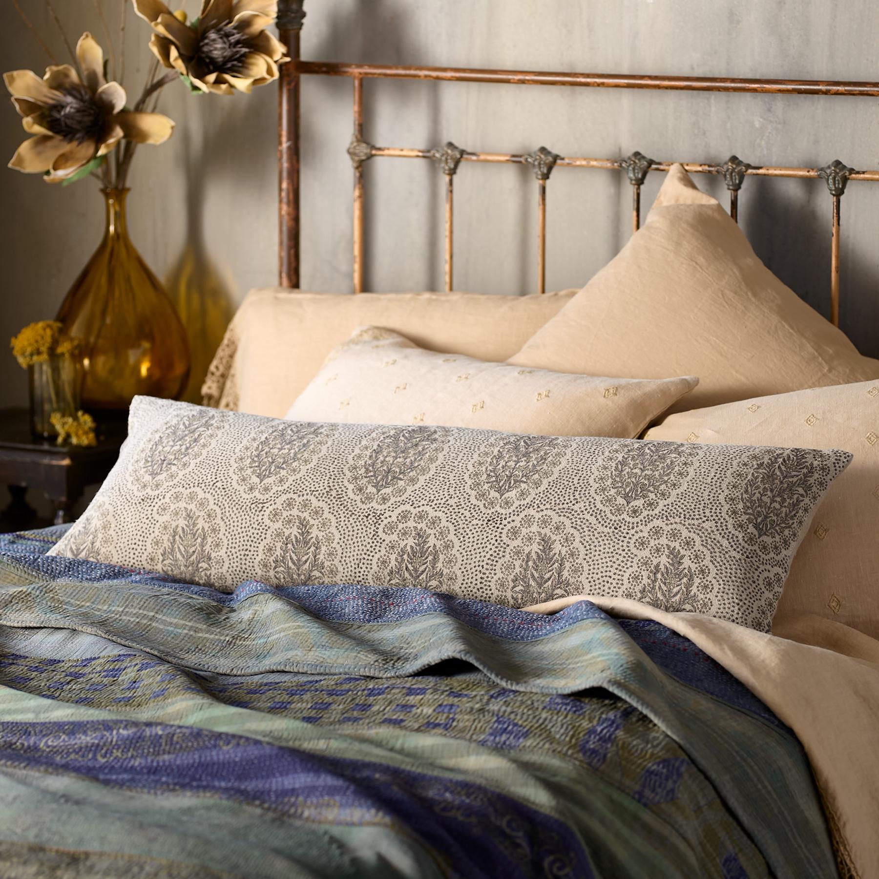 Marigold Winfleur Block Print Pillow - Sundance Clothing