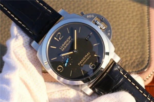 Replica Panerai PAM1312 XF Black Dial Black Leather Strap P9010 - Elite Watch Atelier