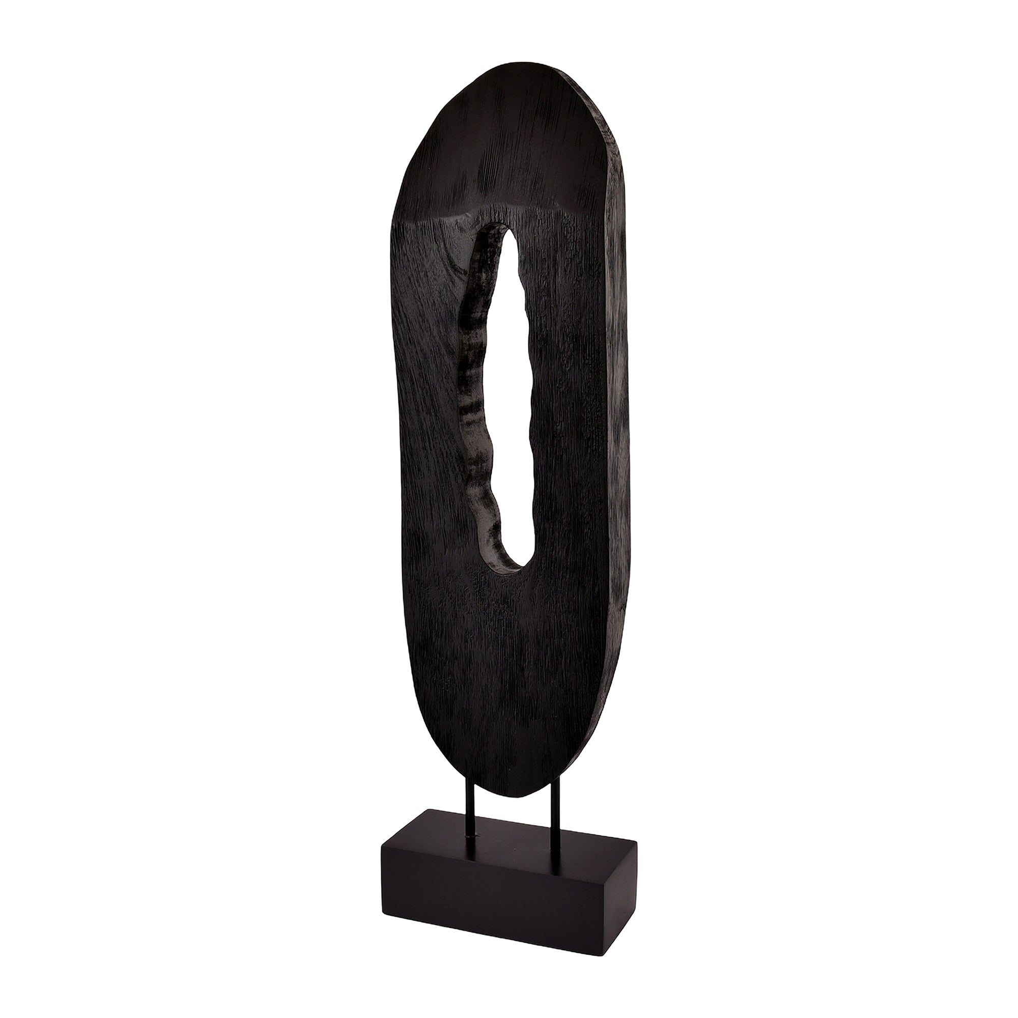 Blokker Structure Ornament H 71,5 cm - Zwart