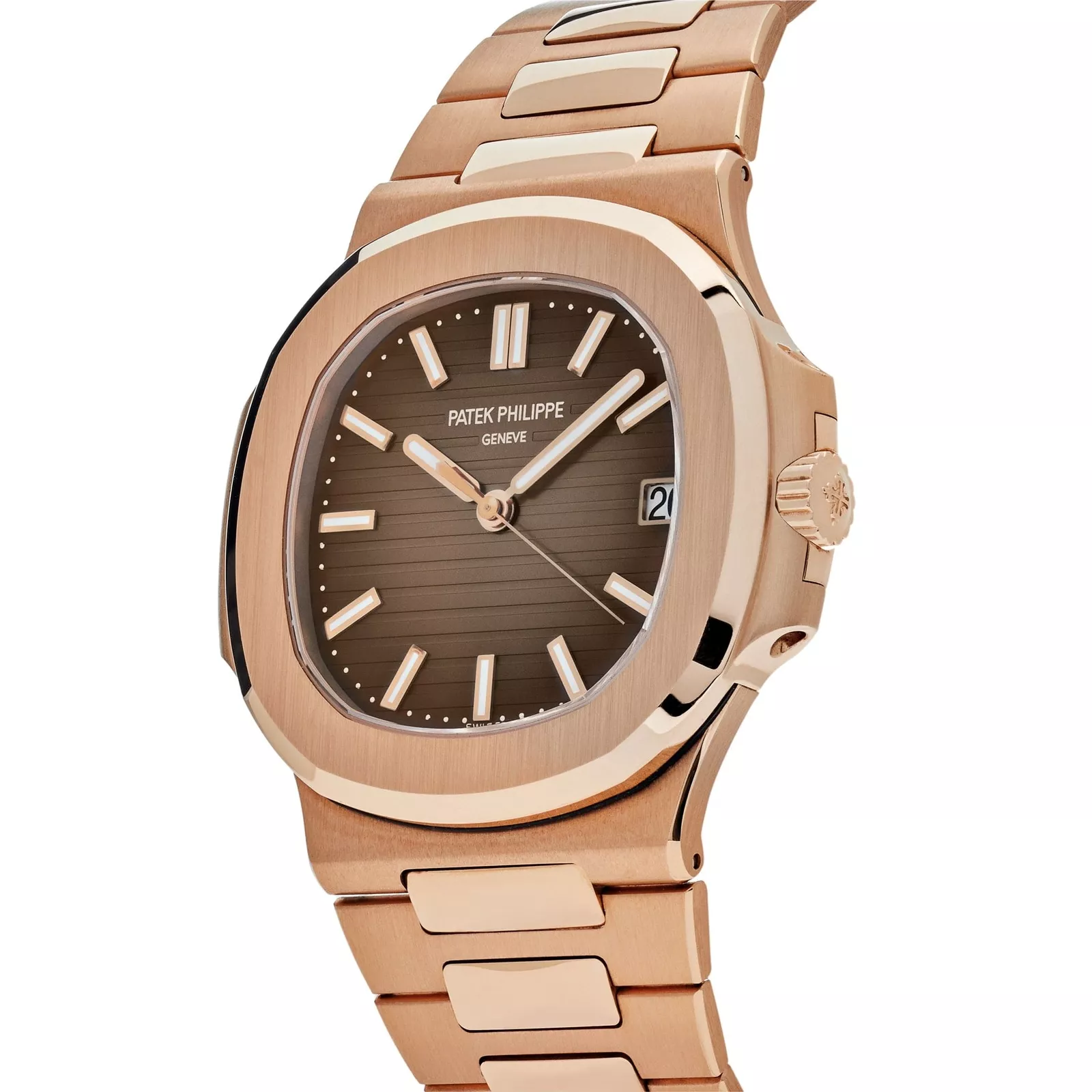 Patek Philippe Nautilus Rose Gold 5711-1R-001 with Light/Dark Brown Gradated dial(1:1 replica) - Elite Watch Atelier