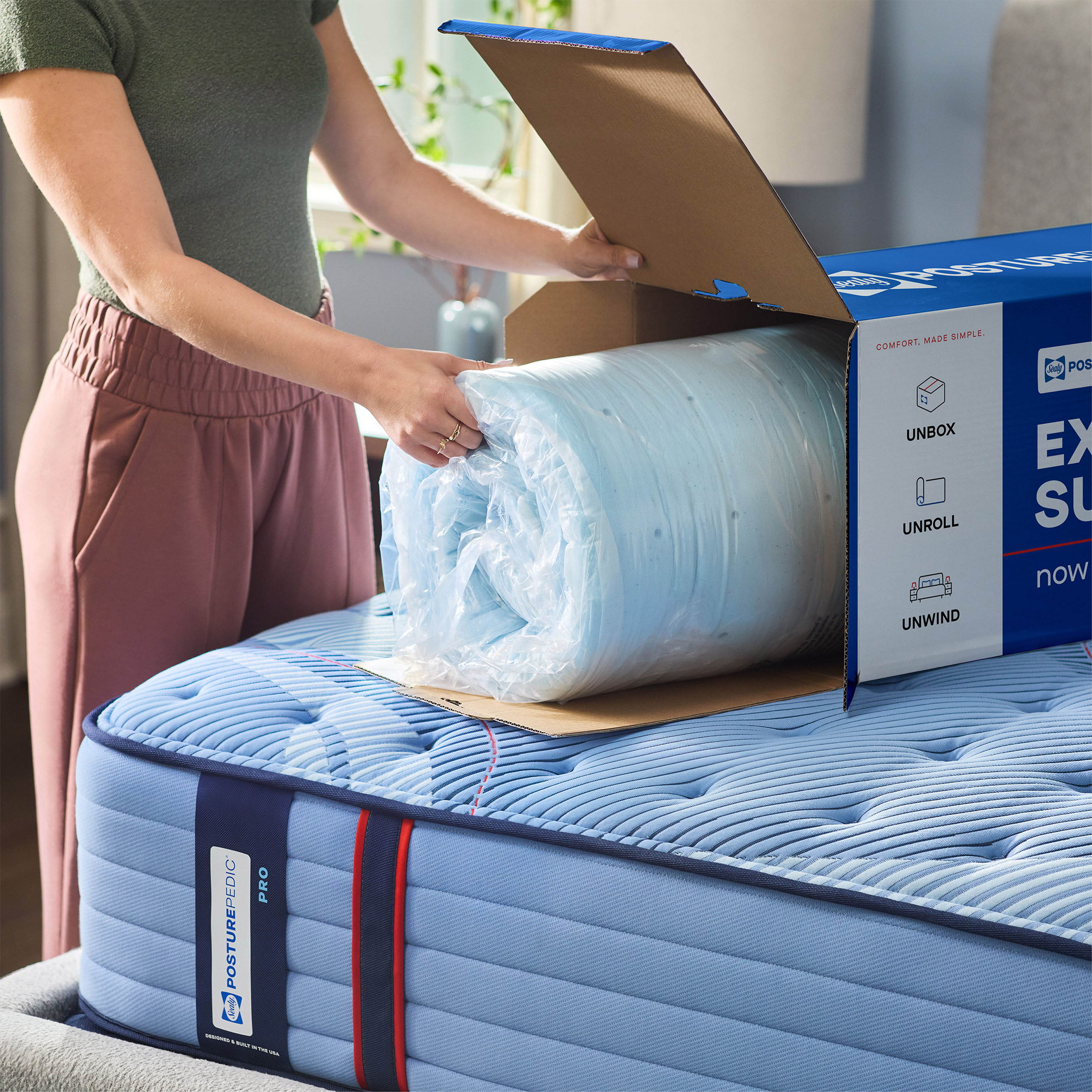 Sealy Posturepedic Zoned Memory Foam Mattress Topper