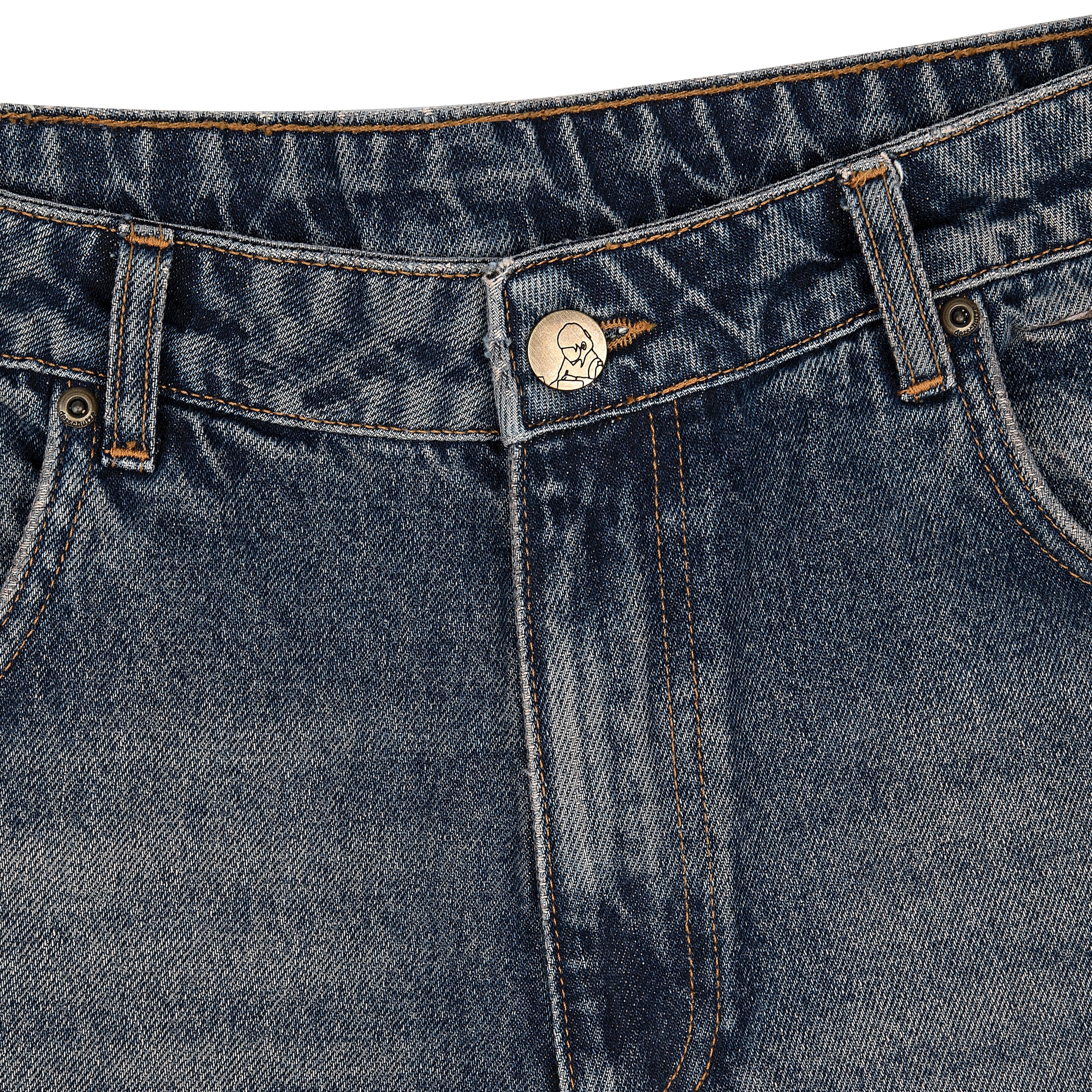 "blossom v2" patchwork washed Denim