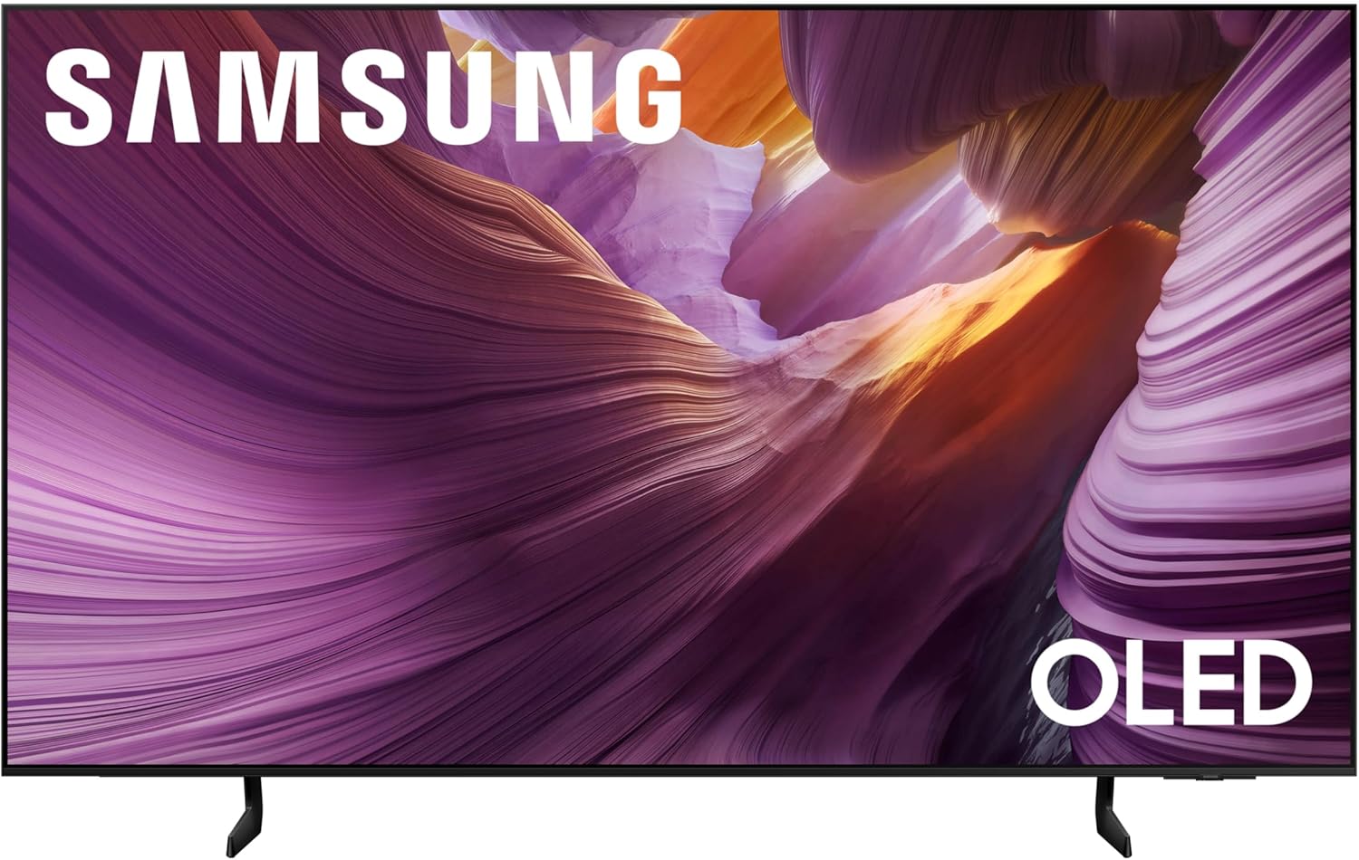 Samsung QN65S85FAFXZA 65 Inch OLED HDR 4K Smart TV with an AudioQuest PowerQuest2 Power Filter/Surge Protector 6 Outlet (2025)