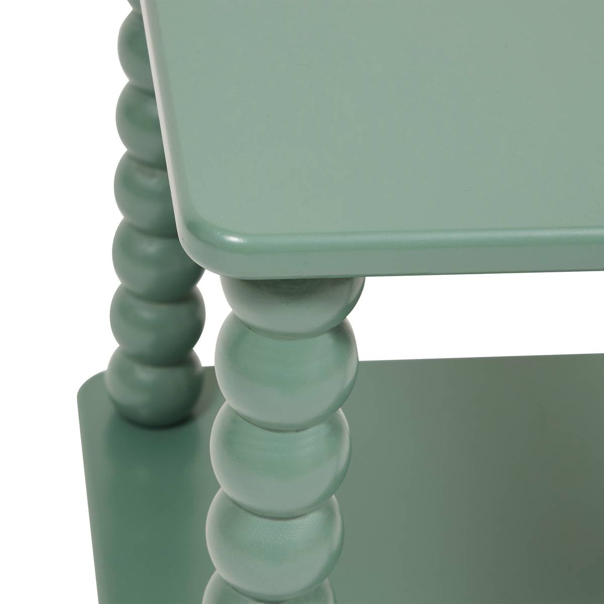 Side Table "Chamlo" Olive green, 40x40 cm
