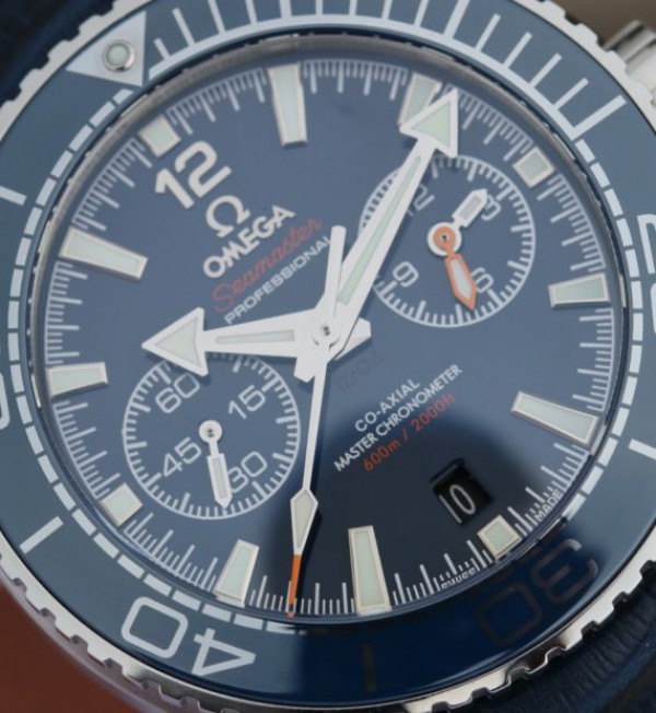 Replica Omega Planet Ocean Master Chronometer OMF Blue LiquidMetal Blue Leather A9900 - Elite Watch Atelier