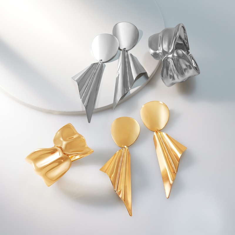 Wave Hinge Bangle & Drop Earrings - Buy Both and Save - MIDNIGHT VELVET CATALOG
