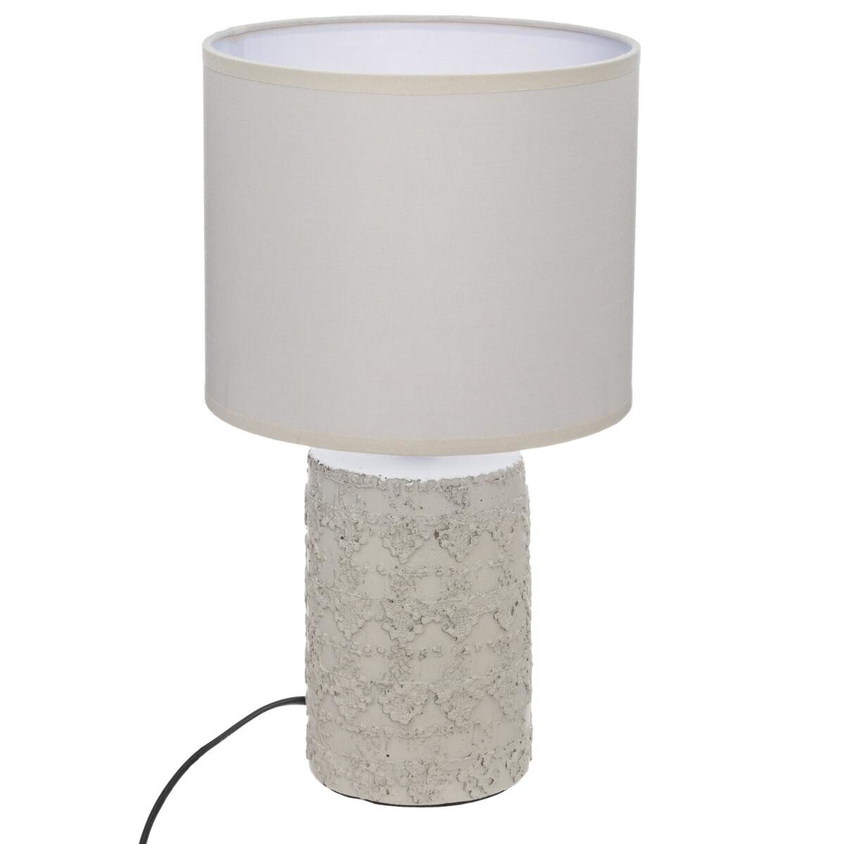 Lamp "Melo" Beige, H.34 cm