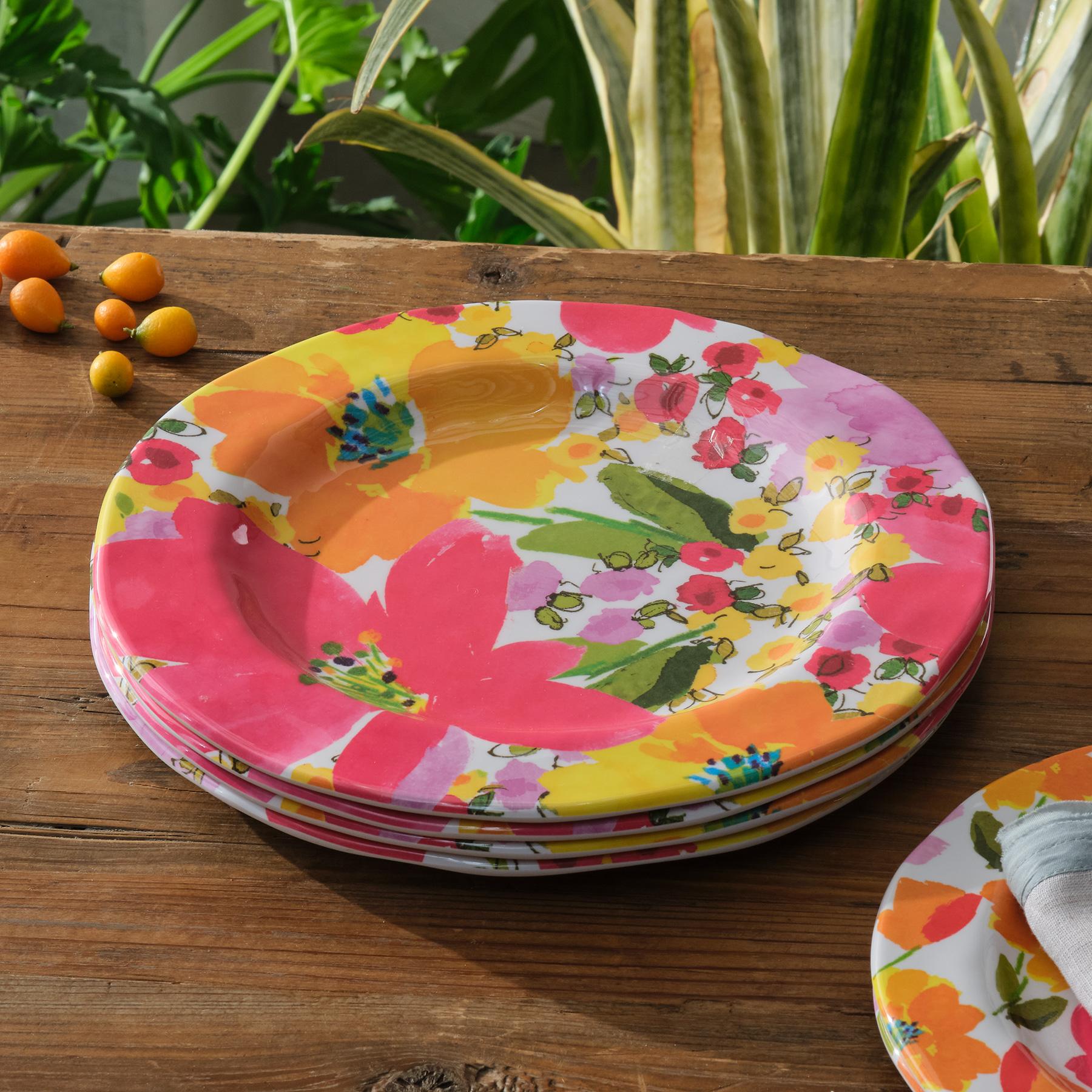 Fanciful Garden Dinner Plate Set - Sundance Clothing