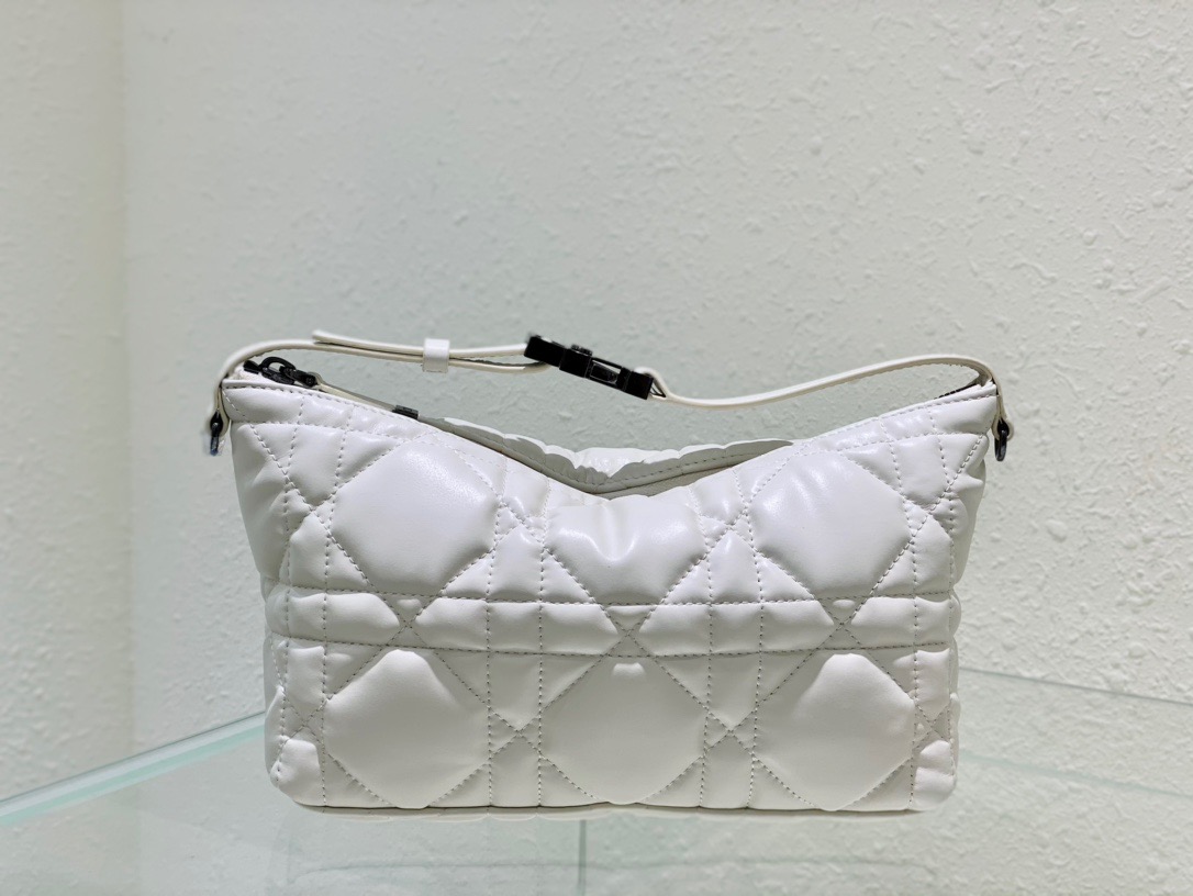 Christian Dior Medium DiorTravel Nomad Pouch White, For Women, Women’s Handbags 8.5in/22cm CD S5554BMIG_M0301:1High-quality replica