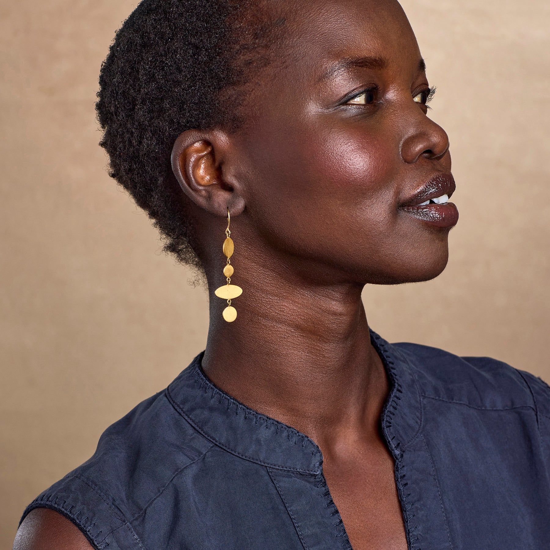 Golden Bel-Air Earrings - Sundance Clothing