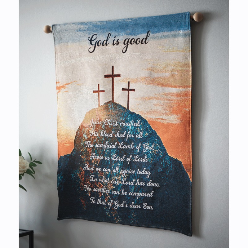 Religious Woven Wall Hanging - MIDNIGHT VELVET CATALOG