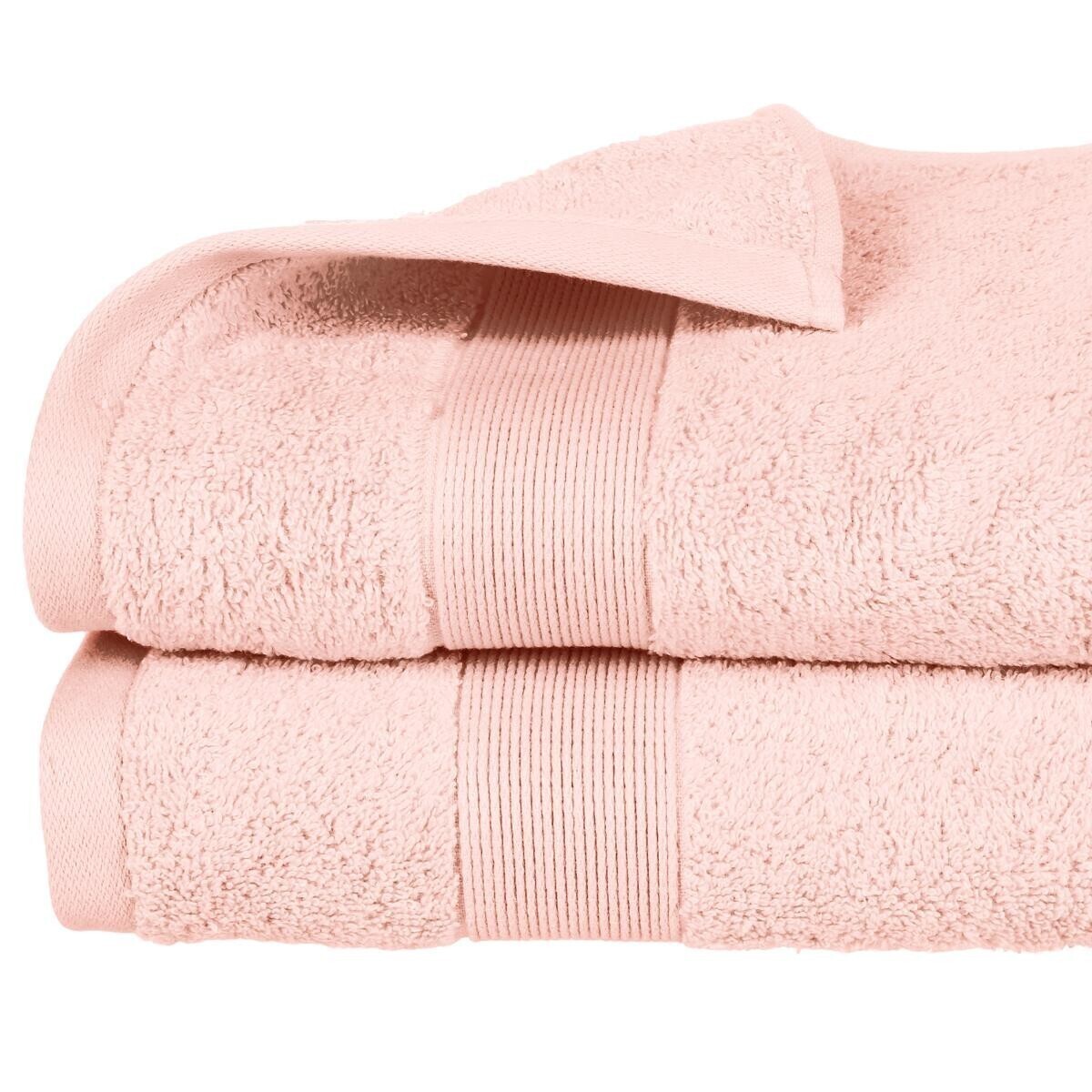 Shower towel "Essential", cotton Cotton, Pink, 70x130 cm, 400 g/m&sup2;
