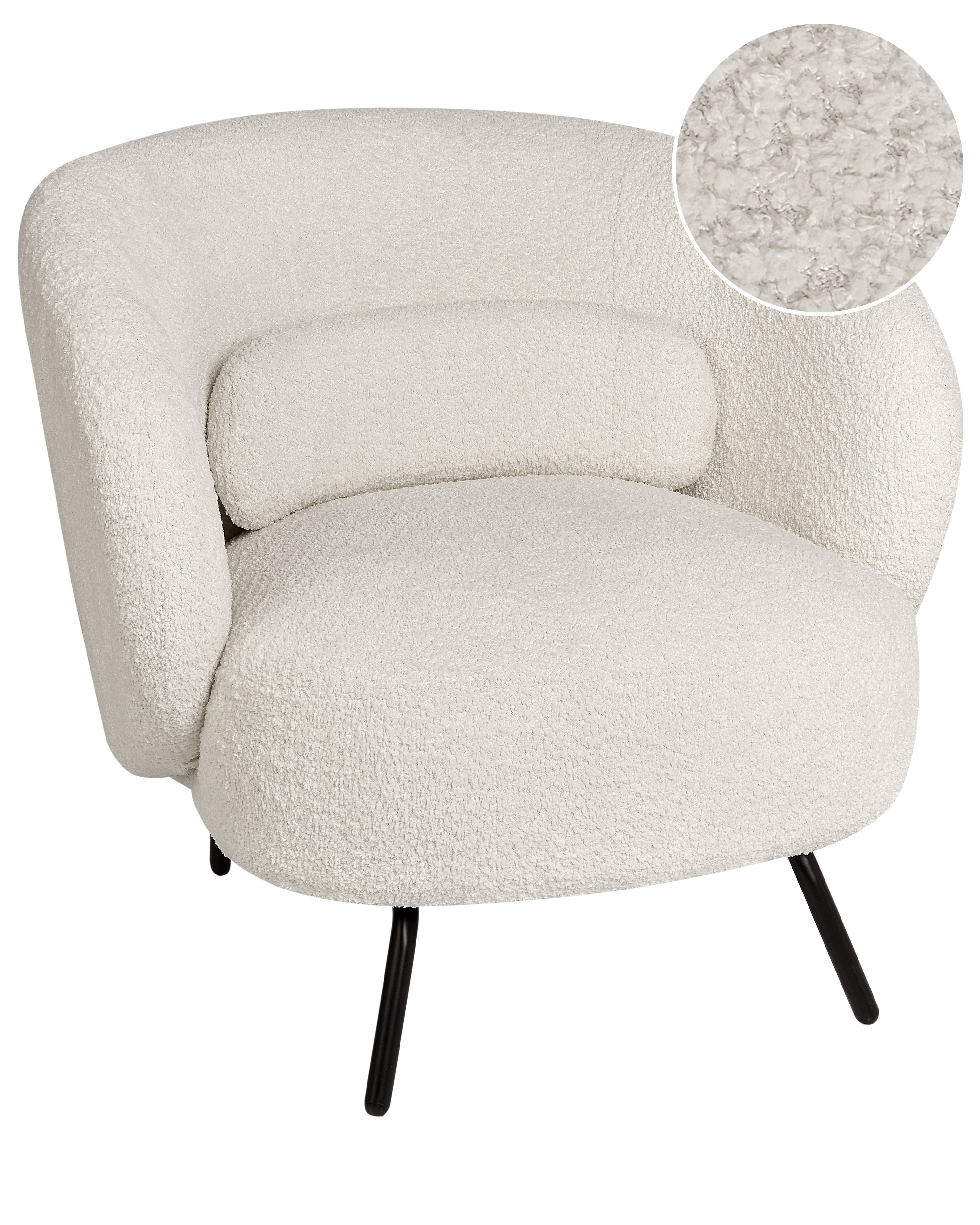 Armchair MAKELA Boucle Off-White