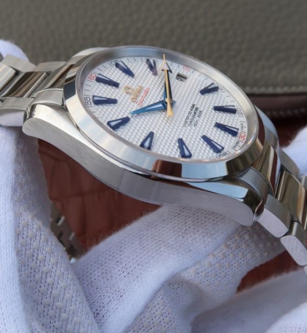Replica Omega Seamaster 150M Ryder Cup White Textured Dial SS Bracelet A8500 - Top club