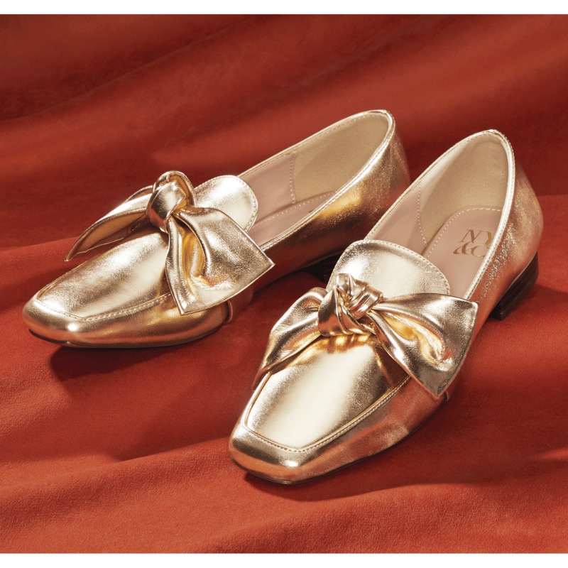 New York & Company Bow Loafer - MIDNIGHT VELVET CATALOG