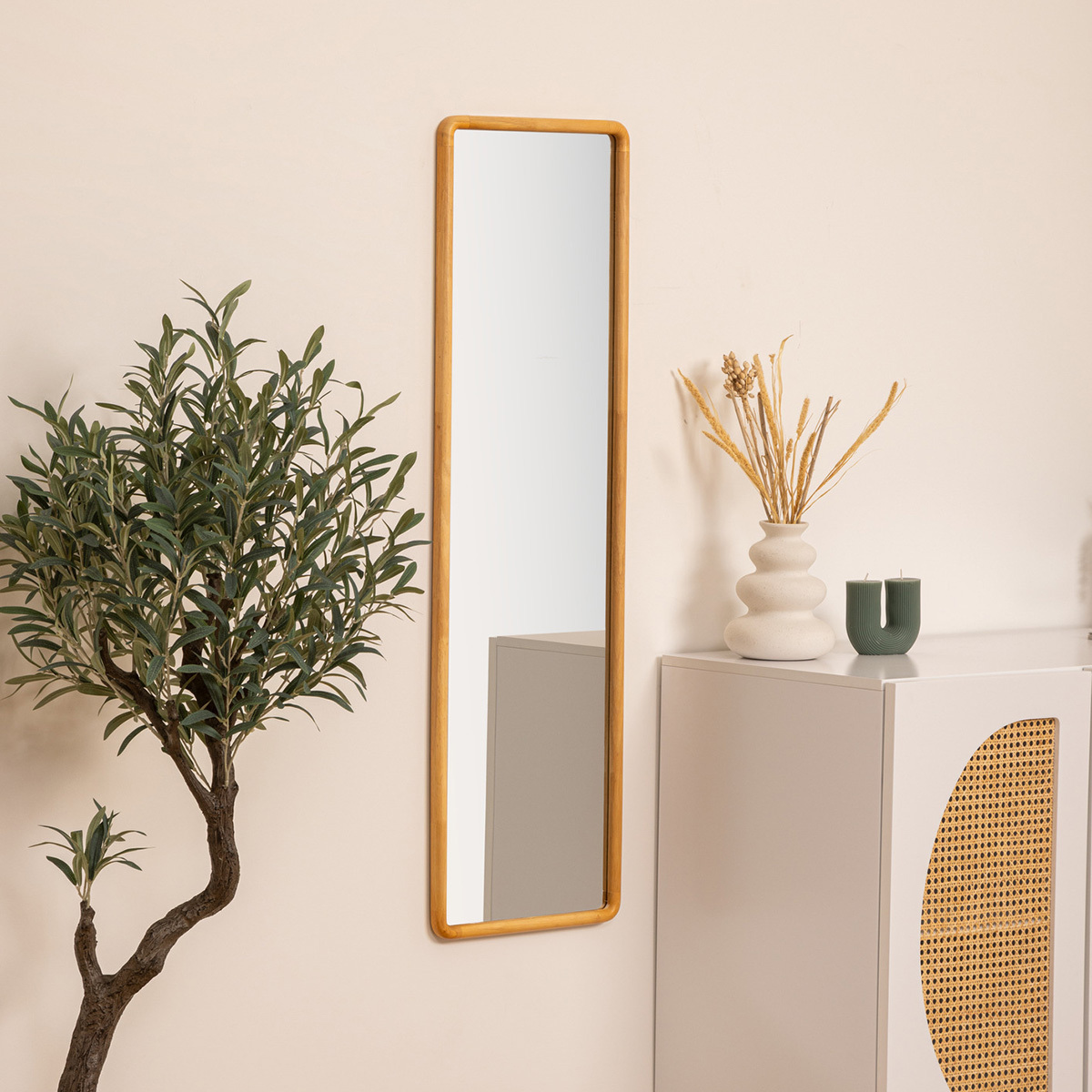 Rectangular mirror "Kim" 116x35 cm