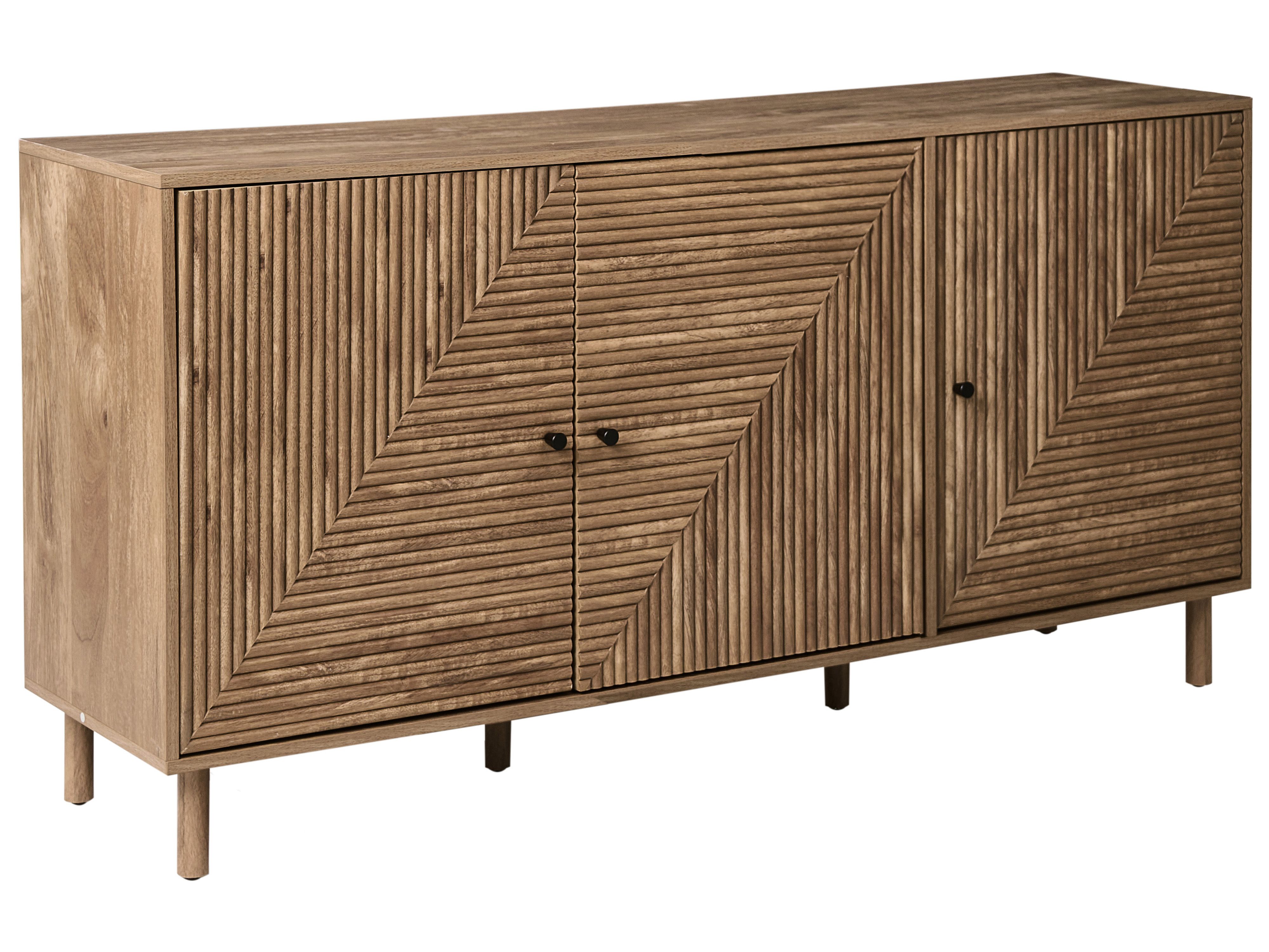 3 Door Sideboard RONGE Light Brown