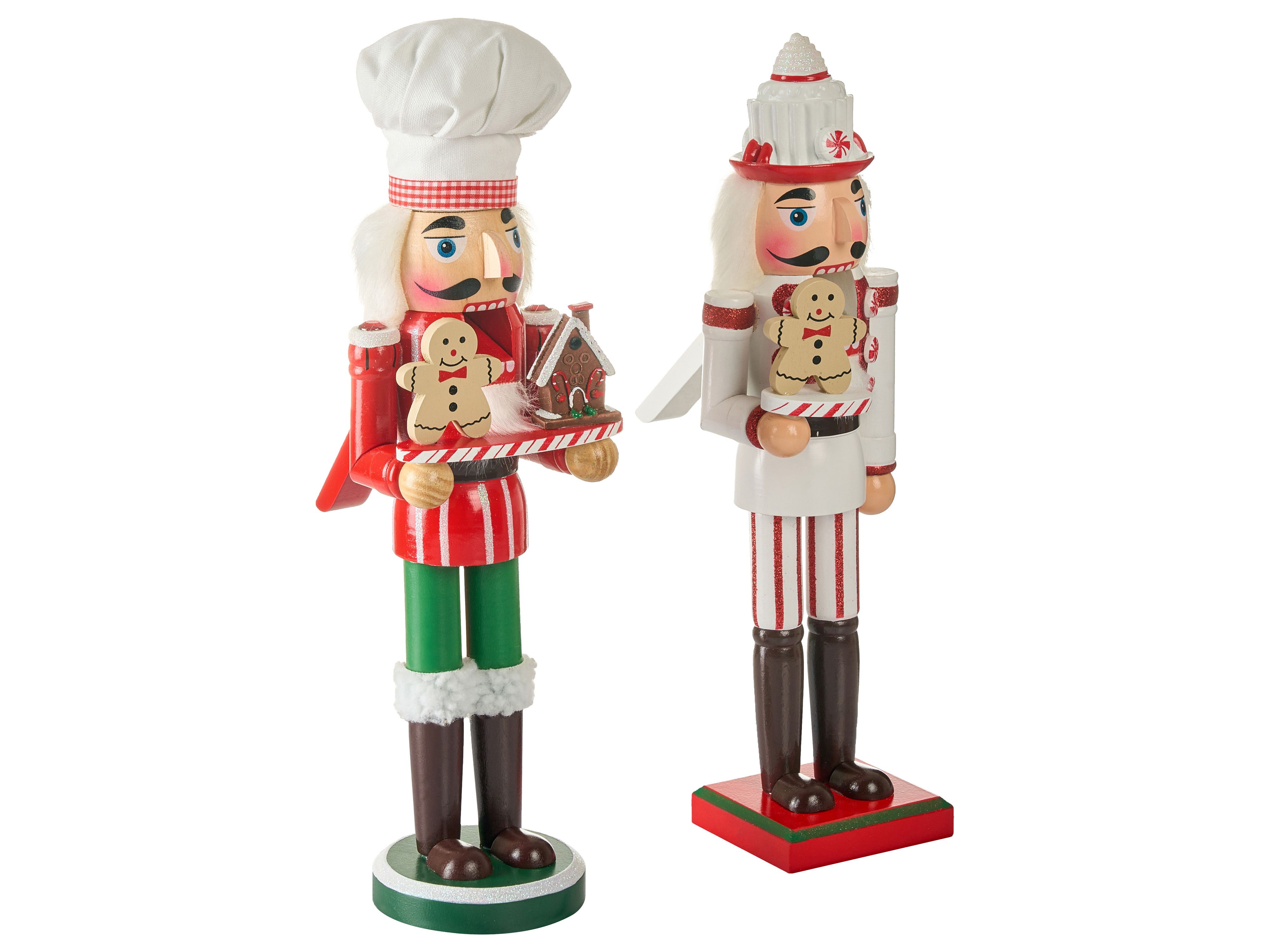 Set of 2 Figurines BODSJON Nutcracker 35 cm Red/ White