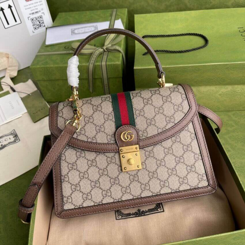 Replica Gucci Ophidia Small Top Handle Bag With Web 6510551:1High-quality replica