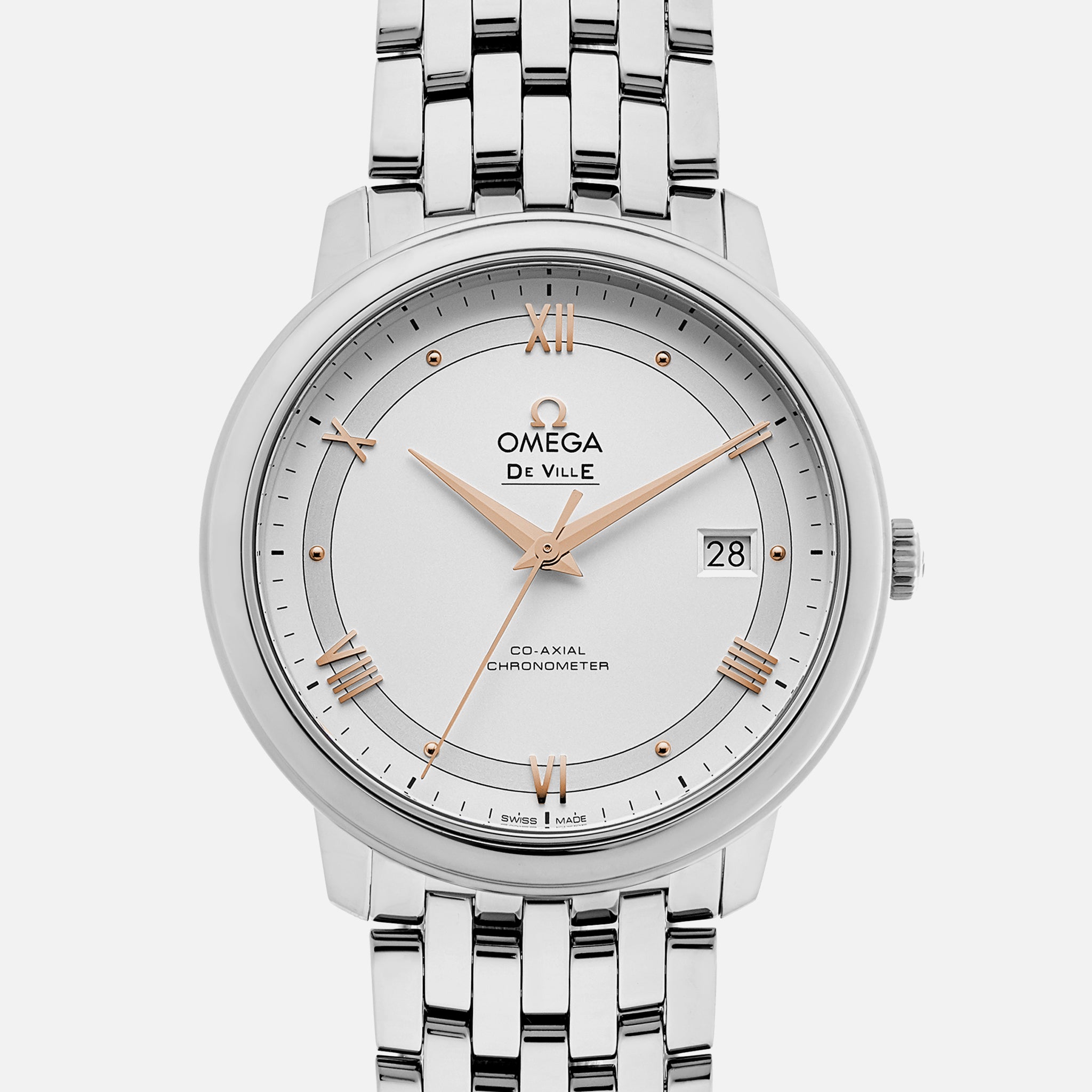 De Ville Prestige Co-Axial 36.8mm On Bracelet(1:1 replica) - Elite Watch Atelier