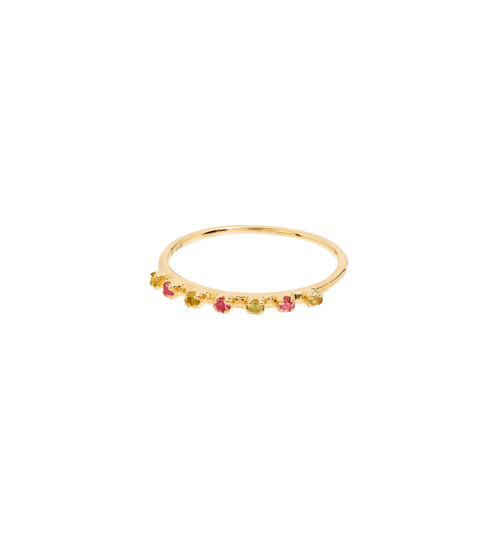 Pastel Rainbow Ring 14K