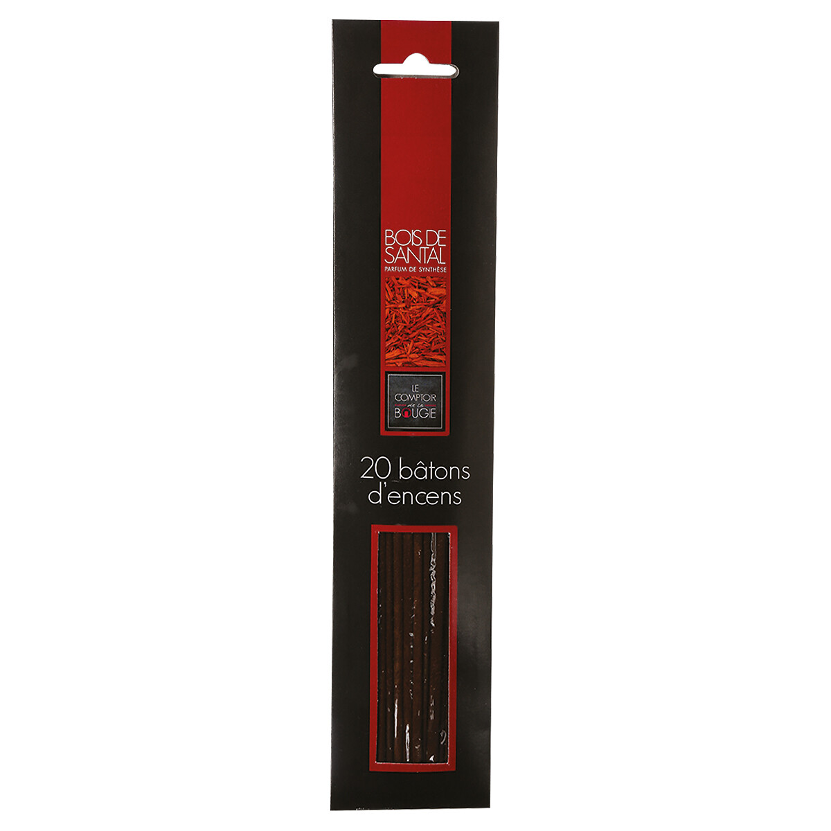 Set of 20 incense sticks Wood, H.25 cm