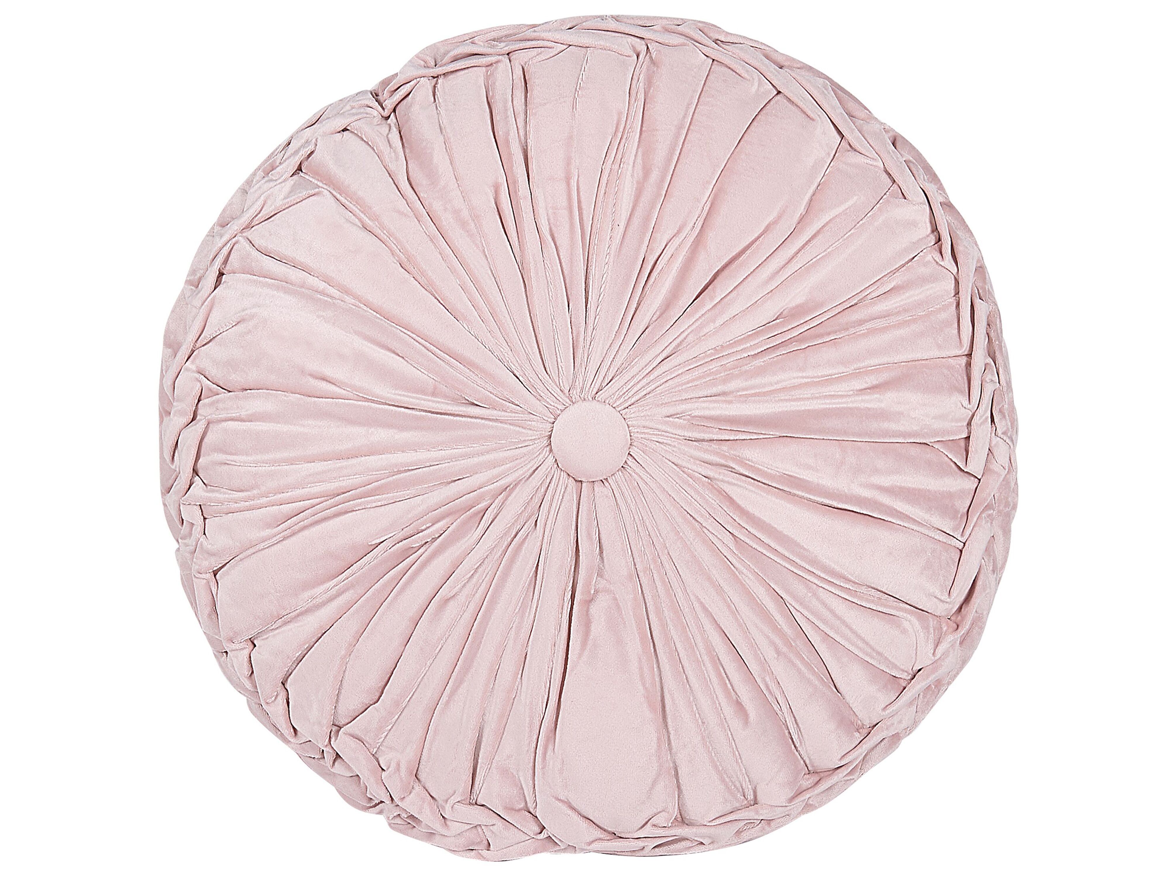 Throw Cushion UDALA 40 x 40 cm Pink Solid