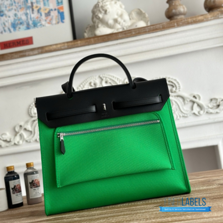 Hermès Herbag Zip 31 Bag | 31x25x10 cm | Luxury Canvas & Leather Shoulder Bag for Women | Spacious Everyday Hermès Tote1:1High-quality replica