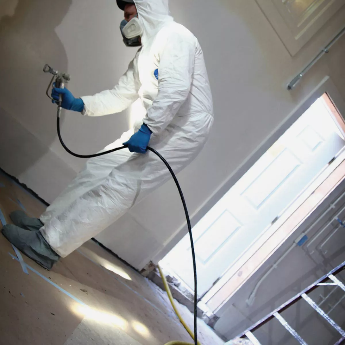 Trimaco DuPont Tyvek Large Painters Coverall with Hood and Boots