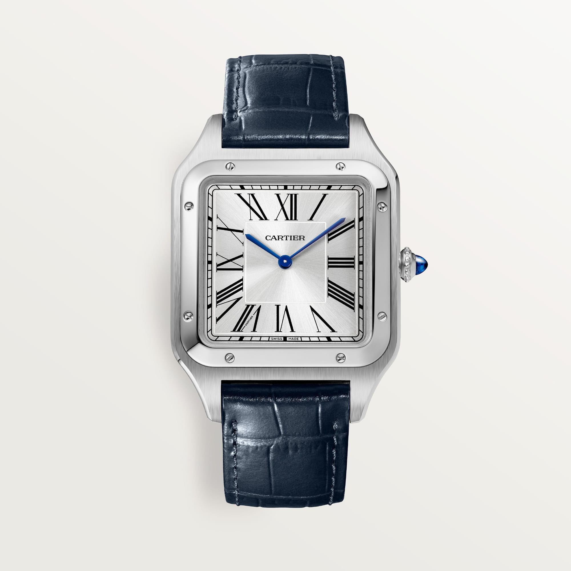 fake cartier watch Santos-Dumont extra-large model Manufacture mechanical movement with manual winding(1:1 replica) - Top club