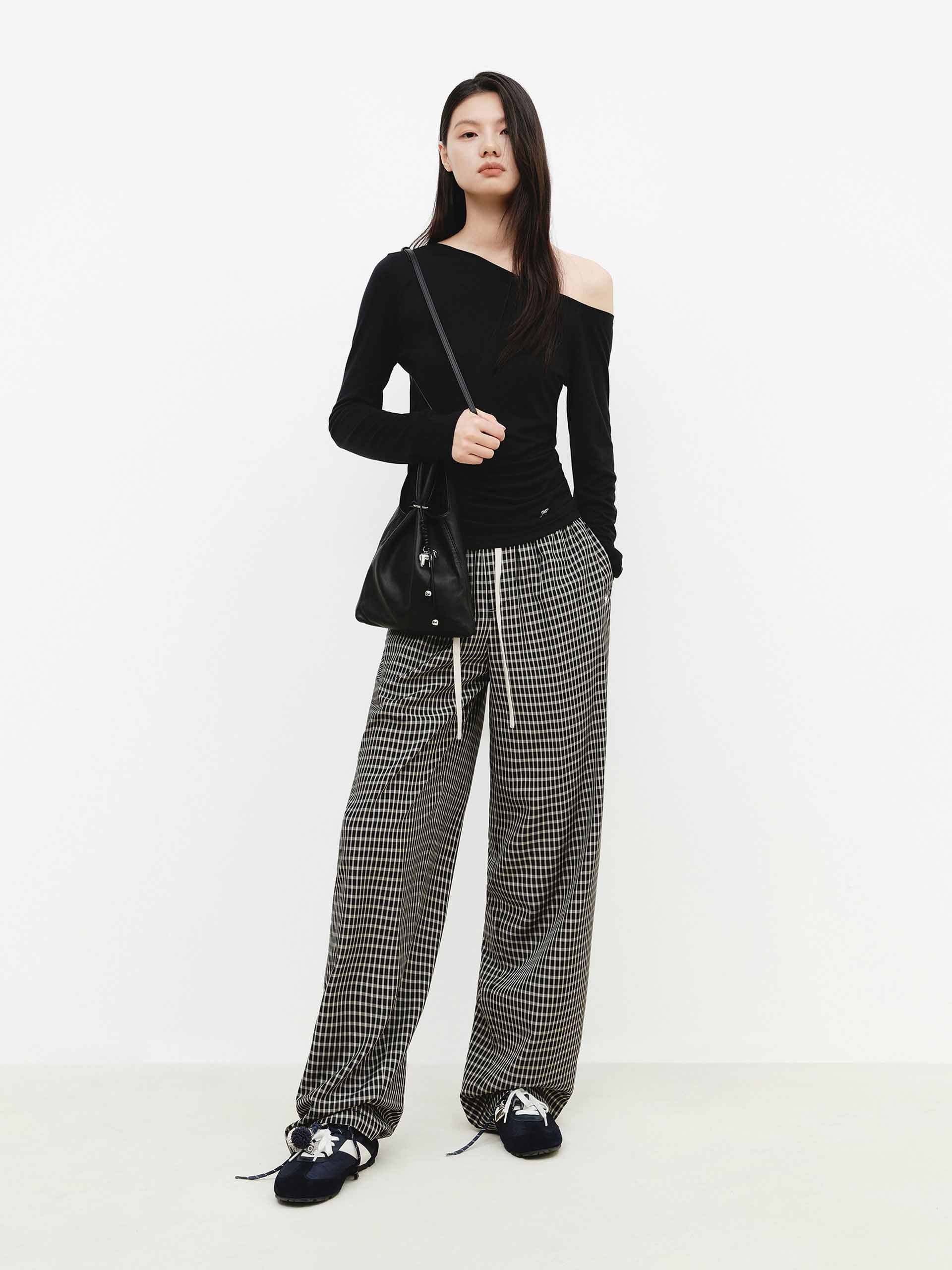Off Shoulder Soft Blouse