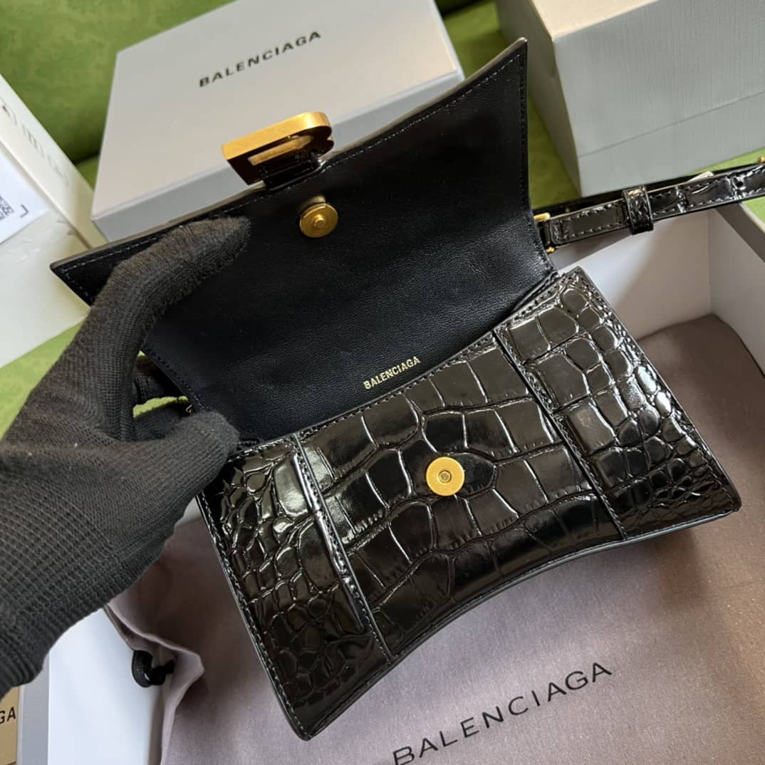 Best Replica Balenciaga Hourglass Replica Crossbody Bag(ColaReps) - Replicaclubs