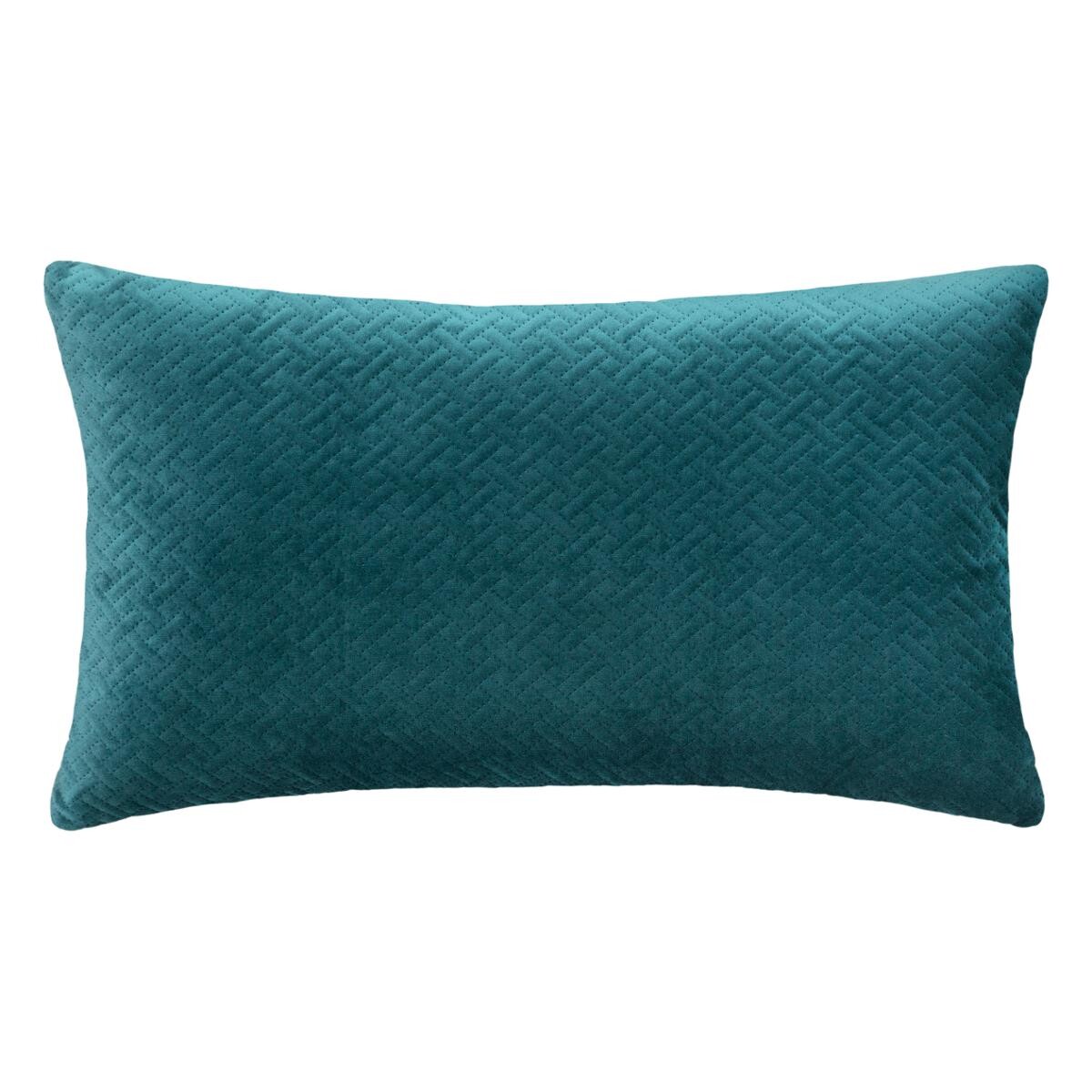 Cushion "Dolce", velvet Duck blue, 38x58 cm