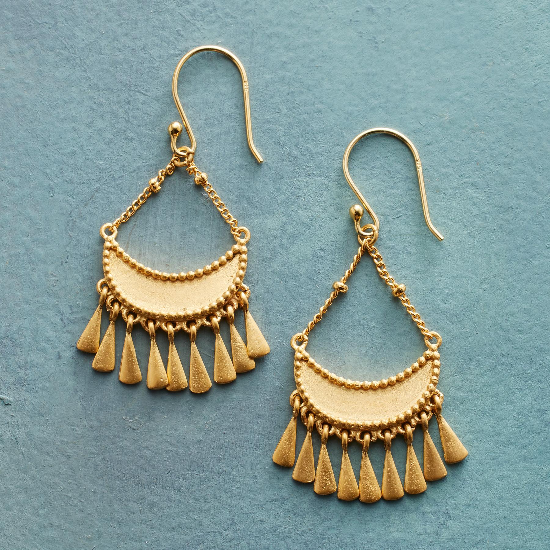 Crescent Fringe Earrings - Sundance Clothing