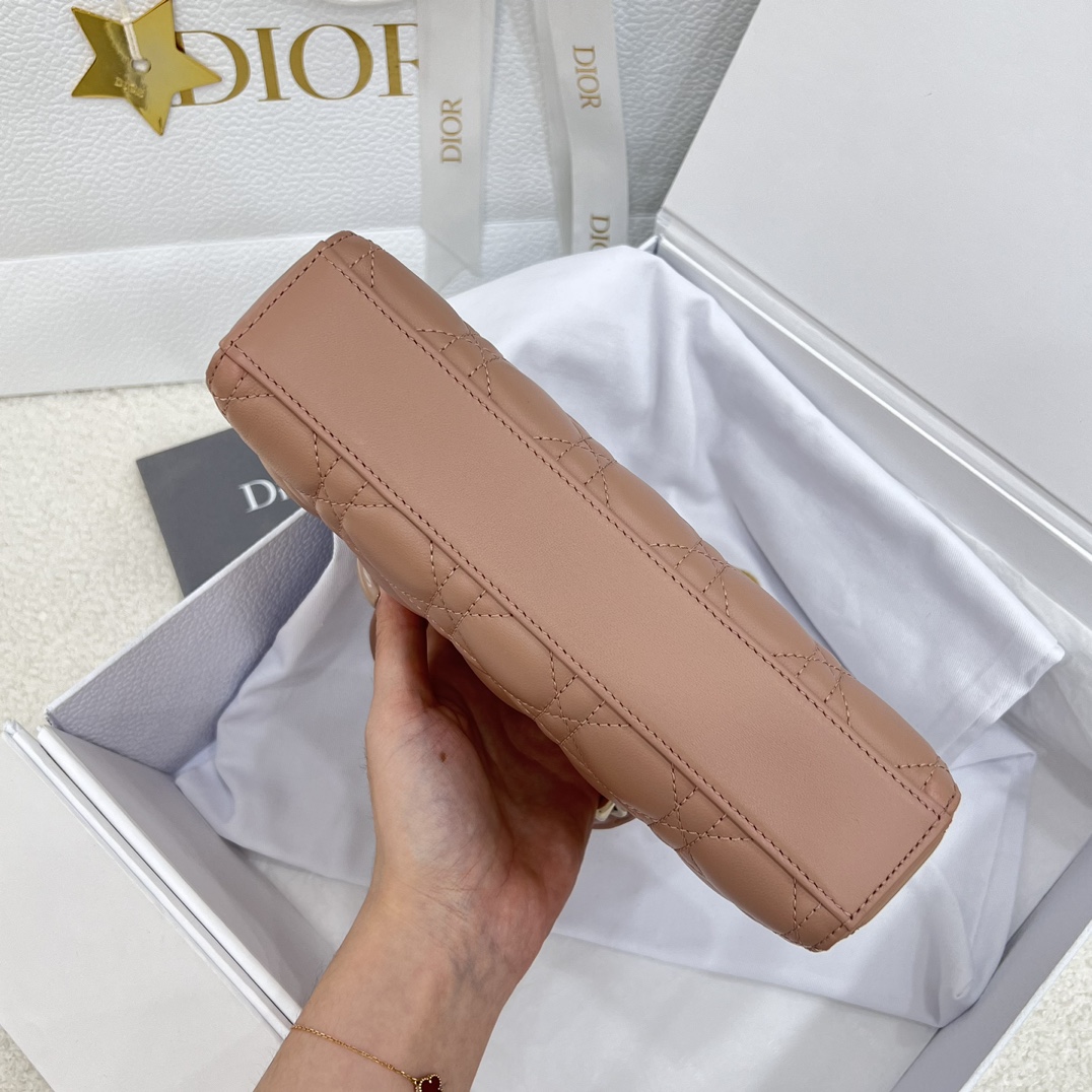 Dior Medium Lady D-Joy Bag Pink For Women 8,7in/22cm1:1High-quality replica