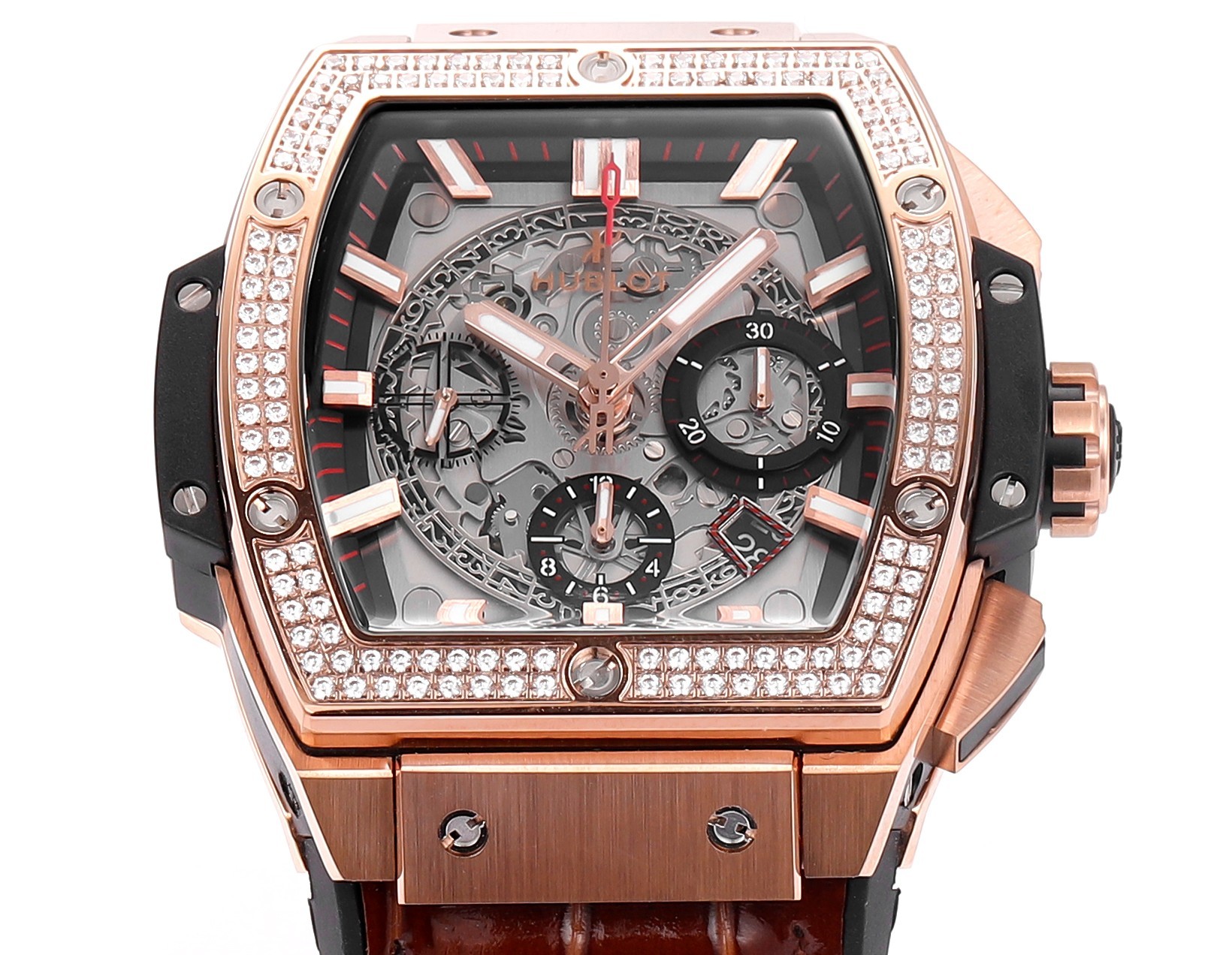 Hublot SPIRIT OF BIG BANG Chronograph, 45 mm Textured rubber strap(1:1 replica) - Top club